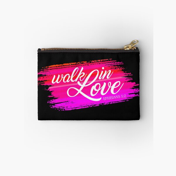 Item preview, Inspirational Walk in Love Bible Verse Valentine Quote designed and sold by Hommie9977.