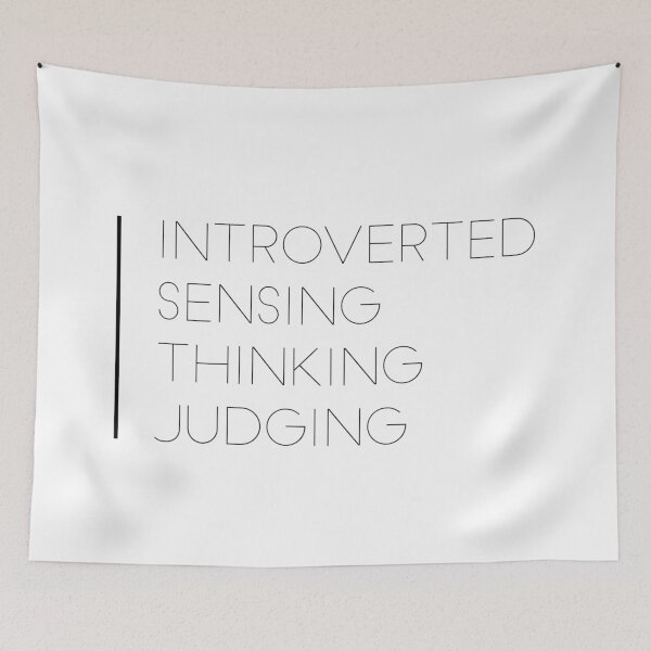 Item preview, ISTJ Introverted Sensing Thinking Judging designed and sold by ojdart.