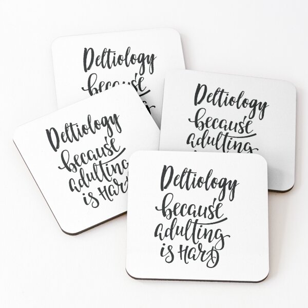 Item preview, Deltiology Because Adulting Is Hard designed and sold by ProjectX23.