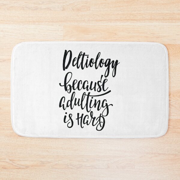 Item preview, Deltiology Because Adulting Is Hard designed and sold by ProjectX23.
