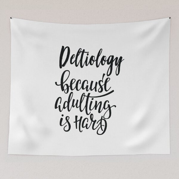 Item preview, Deltiology Because Adulting Is Hard designed and sold by ProjectX23.