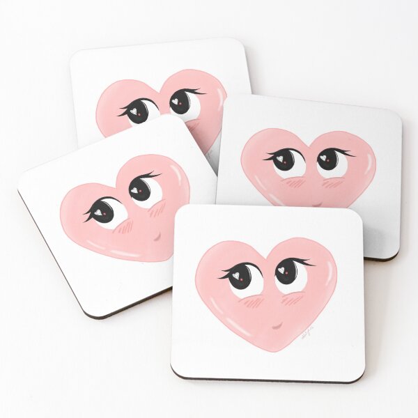 Item preview, blushing heart designed and sold by OddityArts.