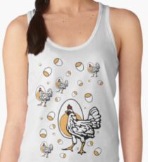 Retro Roseanne Chickens Women's Tank Top