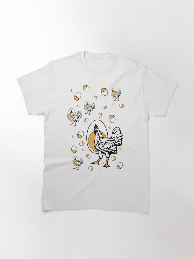 Alternate view of Retro Roseanne Chickens Classic T-Shirt