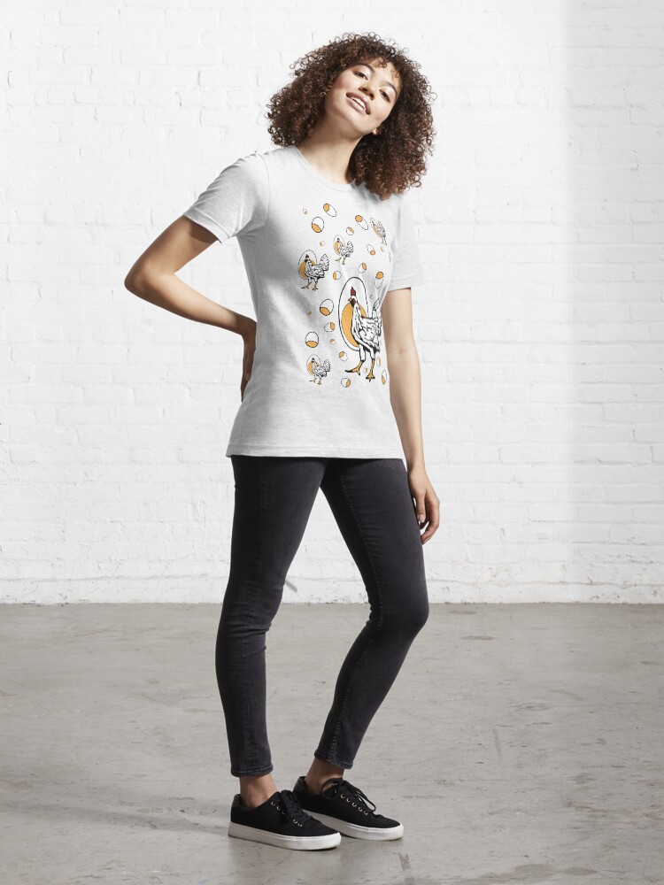Alternate view of Retro Roseanne Chickens Essential T-Shirt