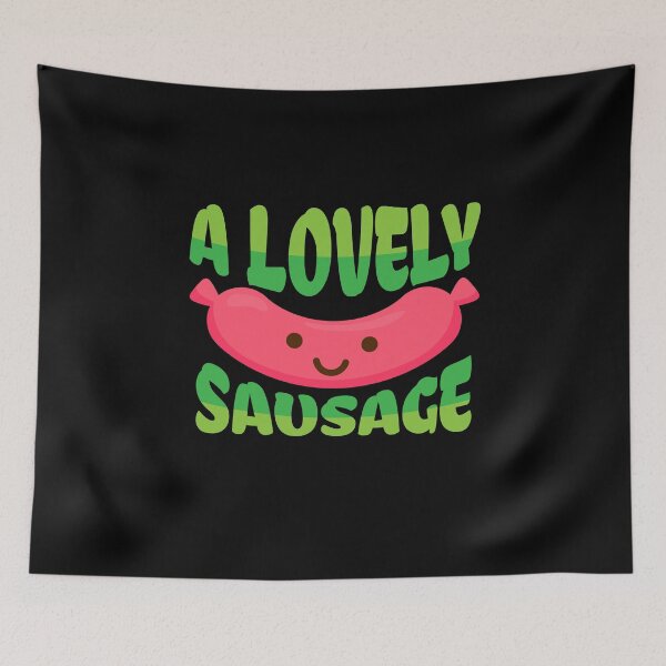 Item preview, A Lovely Sausage - Share with Someone You Love designed and sold by Maria Garcia.