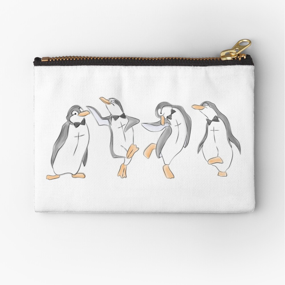 The Penguin Dance Zipper Pouch