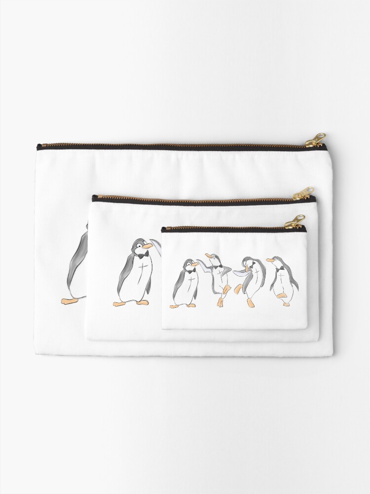 Alternate view of The Penguin Dance Zipper Pouch