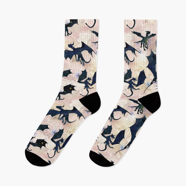 Item preview, dragons in clouds designed and sold by SugarPineDesign.