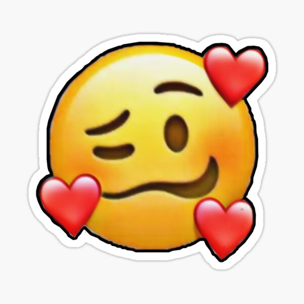 "You're My Crush Emoji " Sticker by Yazeedyousef Redbubble