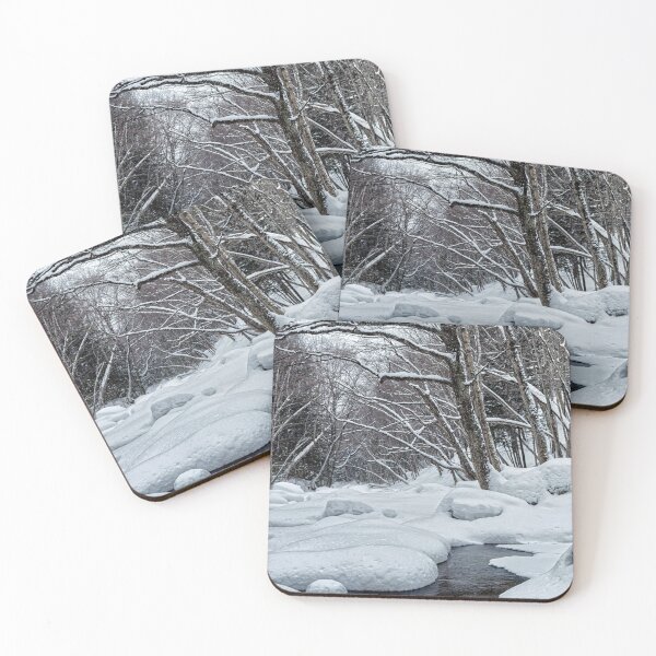 Item preview, Snow covered Pemigewasset River - Flume Gorge - Lincoln - New Hampshire - USA designed and sold by TonyCrehan.