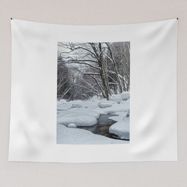 Item preview, Snow covered Pemigewasset River - Flume Gorge - Lincoln - New Hampshire - USA designed and sold by TonyCrehan.