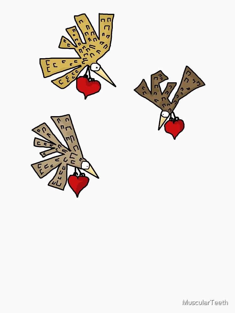 Heart Birds by MuscularTeeth
