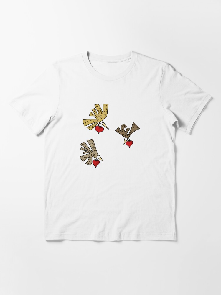 Alternate view of Heart Birds Essential T-Shirt