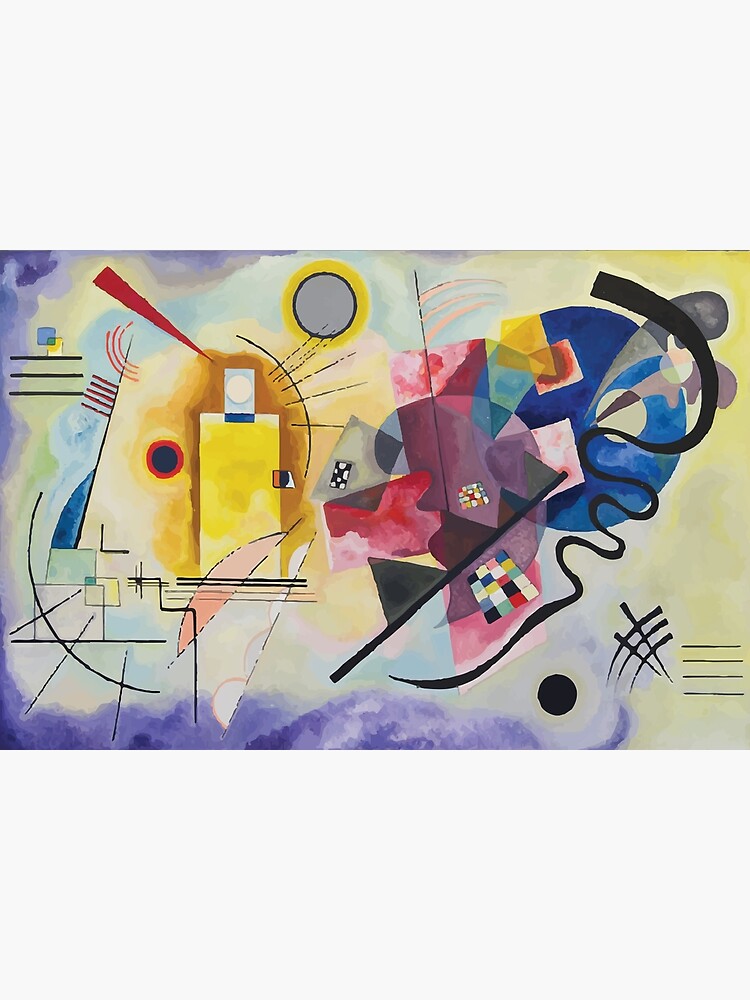 Wassily Kandinsky Yellow Red Blue Photographic Print For Sale By   Flat,750x,075,f Pad,750x1000,f8f8f8 