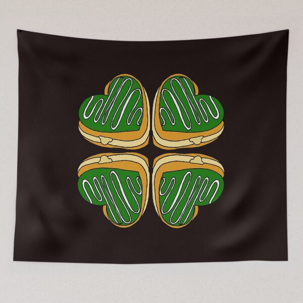 Item preview, Four Leaf Clover Donut St Patricks Day Boston Kreme designed and sold by kiwi91.