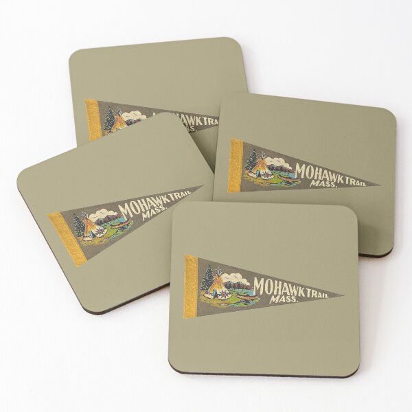 Item preview, Mohawk Trail, Massachusetts Vacation Souvenir Pennant designed and sold by FuzzyHoney.
