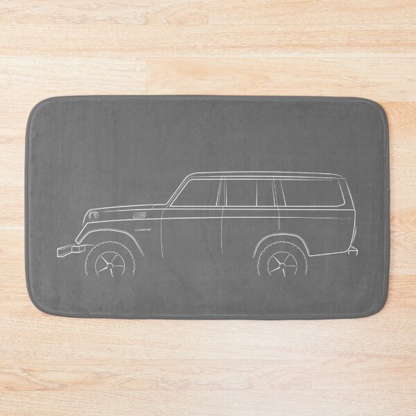 Item preview, Toyota Land Cruiser 55 - profile stencil, white designed and sold by mal-photography.
