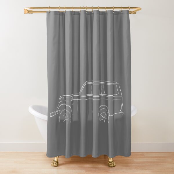 Item preview, Toyota Land Cruiser 55 - profile stencil, white designed and sold by mal-photography.