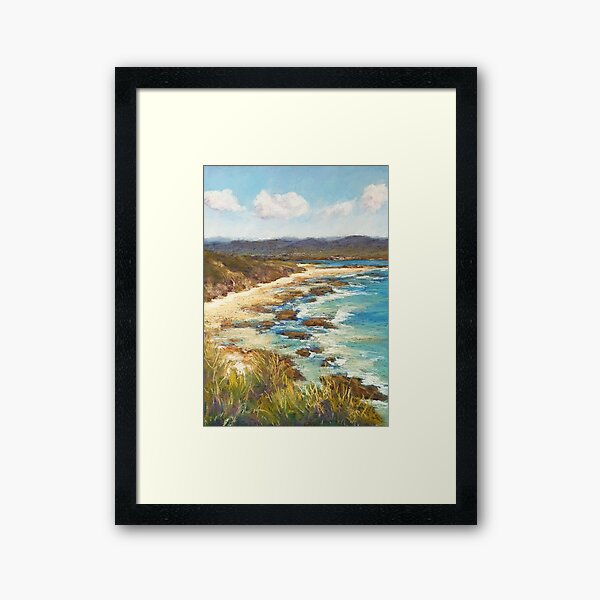 Kattang Nature Reserve view Framed Art Print