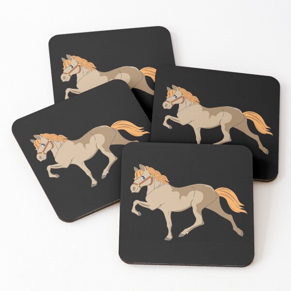 Item preview, Horse cartoon cute riding girl horse farm gift designed and sold by redshirtz.