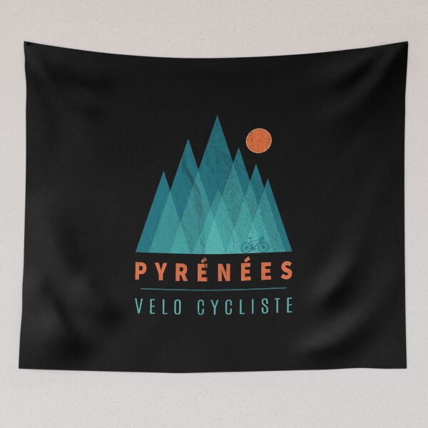 Item preview, Pyrenees Velo Cycliste Mountains Bike Theme Cycling Gifts Dark designed and sold by KNUXX Shop.