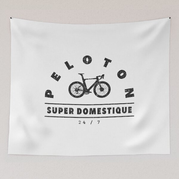 Item preview, Peloton Super Domestique 24 7 Bike Theme Gifts for a Cyclist Black designed and sold by KNUXX Shop.