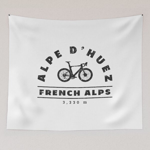 Item preview, Alpe d'Huez French Alps Peloton Bike Theme Cycling Gifts designed and sold by KNUXX Shop.