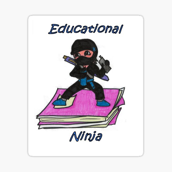 Aperçu de l'œuvre Ninja Administratif Éducatif créée et vendue par kudzookeeper.