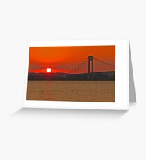 Verrazano Narrows Bridge - New York, New York Greeting Card