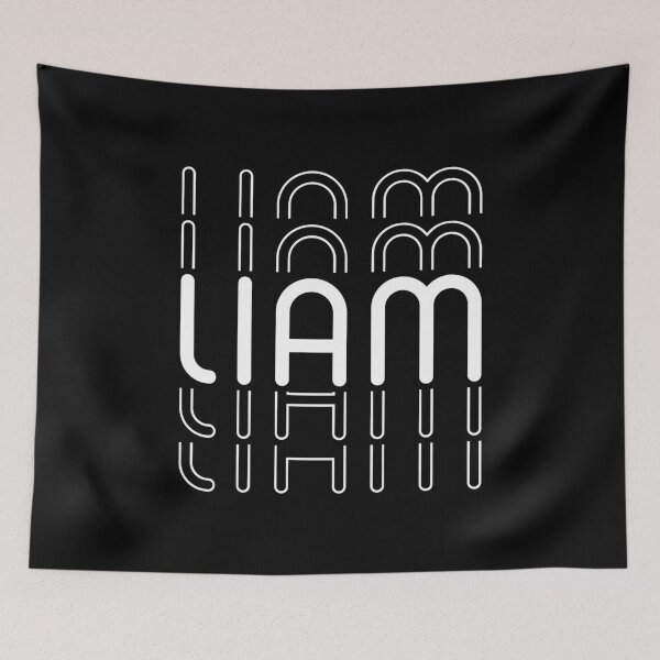 Item preview, Name Liam in Black and White Style designed and sold by Time-is-Money.