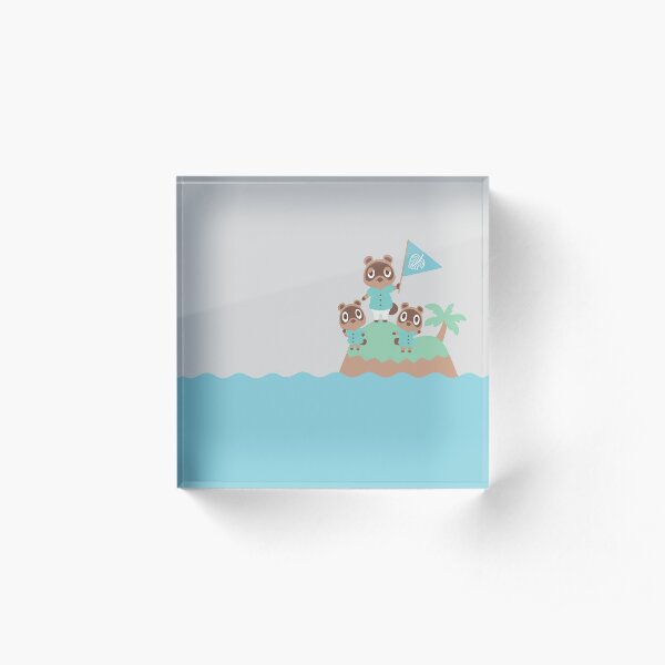 Animal Crossing: New Horizons--Tom, Timmy, and Tommy Acrylic Block
