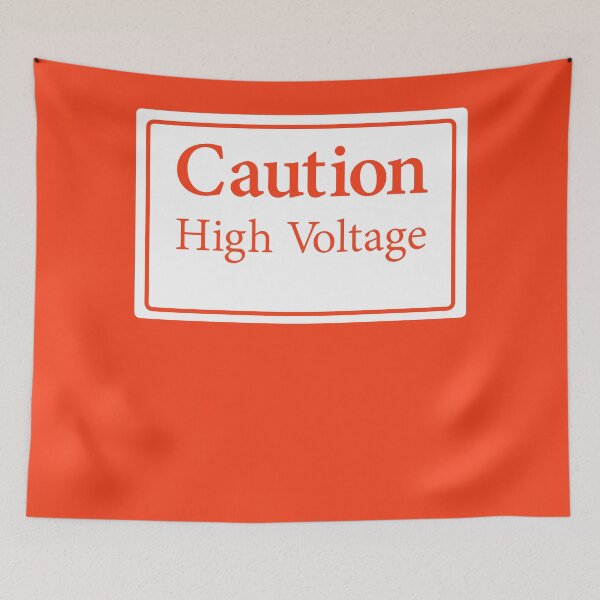 Item preview, Caution High Voltage Warning Sign designed and sold by Lee-Bots.