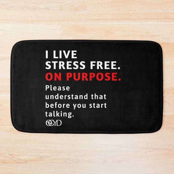Item preview, Stress Free - peaceful calm happy sayings words quotes relax anxiety  designed and sold by NoGrayDays1.
