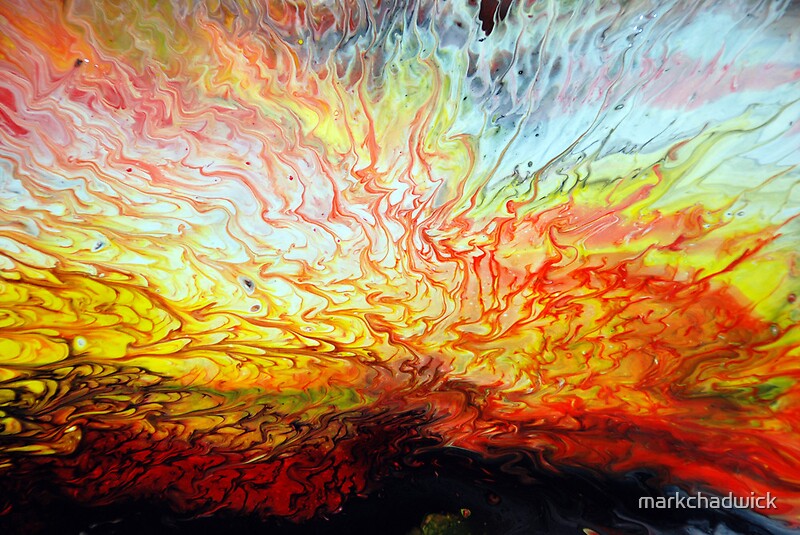 "Liquid Acrylic Paint Explosion" by markchadwick Redbubble
