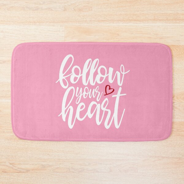 Item preview, Inspirational Follow Your Heart Valentine Quote designed and sold by Hommie9977.