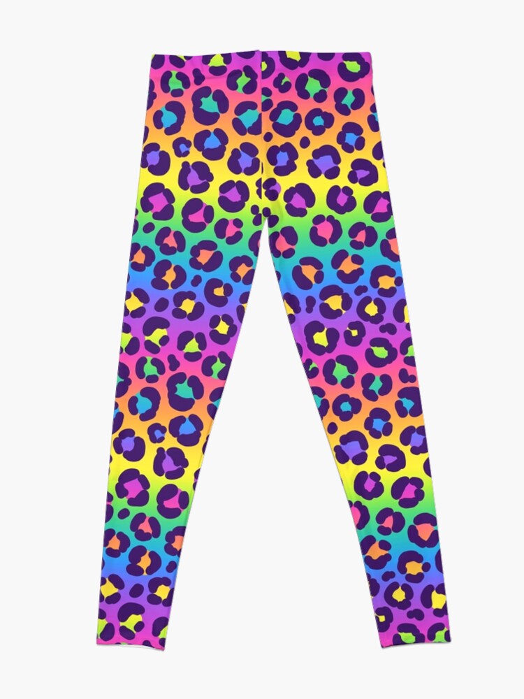 Alternate view of Rainbow Leopard Leggings