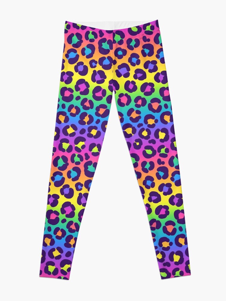 Alternate view of Rainbow Leopard Leggings