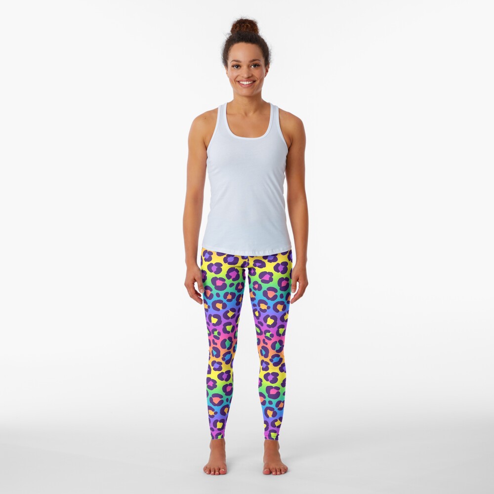 Rainbow Leopard Leggings
