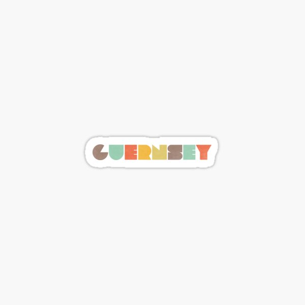 Guernsey Vintage Sticker