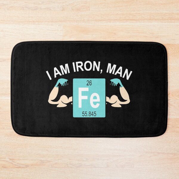 Item preview, I am Iron Man chemistry iron element nerd gift designed and sold by redshirtz.