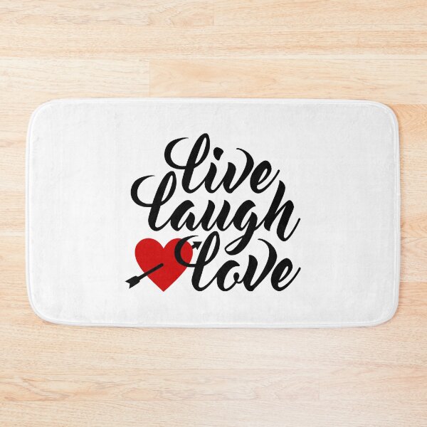 Item preview, Live Laugh Love Valentine's Day Calligraphy designed and sold by Hommie9977.