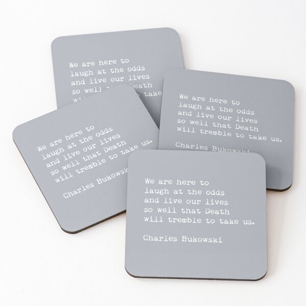 Item preview, Bukowski - We are here to laugh designed and sold by Skippingbird.