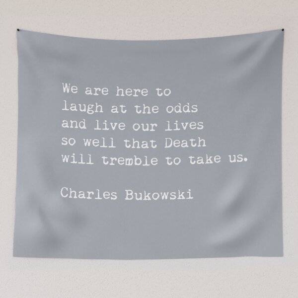 Item preview, Bukowski - We are here to laugh designed and sold by Skippingbird.