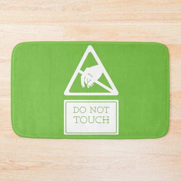 Item preview, Do Not Touch Warning Sign designed and sold by Lee-Bots.