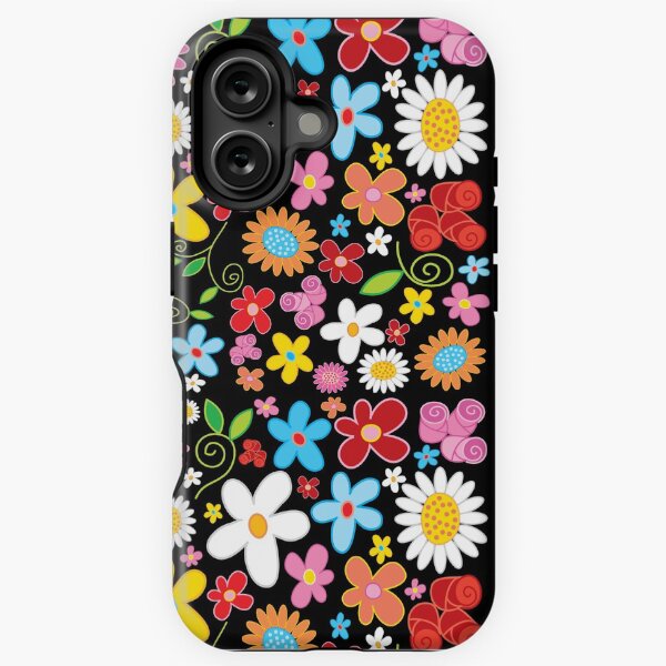 Artikel-Vorschau von Skurriler Frühling Flower Power Garden Square © fatfatin, designt und verkauft von fatfatin.