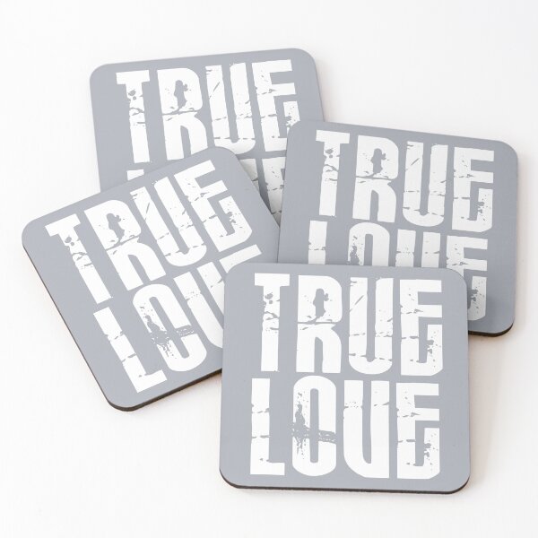 Item preview, True Love - Neutral Grey designed and sold by Skippingbird.
