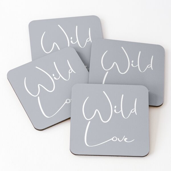 Item preview, Wild Love - Neutral Grey designed and sold by Skippingbird.