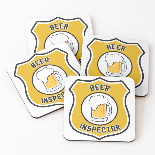 Item preview, Beer Inspector Badge designed and sold by fearcity.