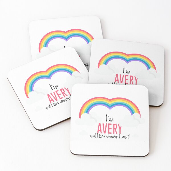 Item preview, Avery lesbian gay rainbow pride collection designed and sold by Urosek.